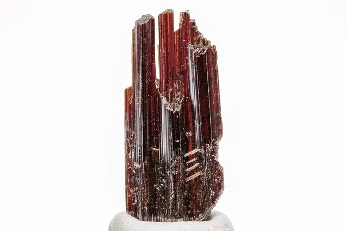 Lustrous, Deep-Red Rutile Crystal - Minas Gerais, Brazil #209361